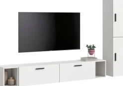 Home affaire Schrank-Set »ENESTE, 6-teilig, in verschiedenen Farben, individuell kombinierbar« verschiedenste Kombinationmöglichkeiten, stehend oder hängend, 2 Stk. tlg.