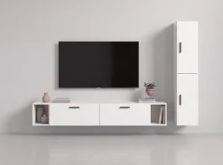 Home affaire Schrank-Set »ENESTE, 6-teilig, in verschiedenen Farben, individuell kombinierbar« verschiedenste Kombinationmöglichkeiten, stehend oder hängend, 2 Stk. tlg.