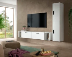 Home affaire Schrank-Set »ENESTE, 6-teilig, in verschiedenen Farben, individuell kombinierbar« verschiedenste Kombinationmöglichkeiten, stehend oder hängend, 2 Stk. tlg.