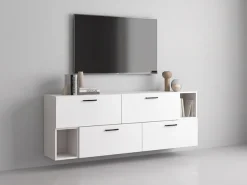 Home affaire Schrank-Set »ENESTE, 6-teilig, in verschiedenen Farben, individuell kombinierbar« verschiedenste Kombinationmöglichkeiten, stehend oder hängend, 2 Stk. tlg.
