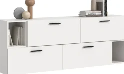 Home affaire Schrank-Set »ENESTE, 6-teilig, in verschiedenen Farben, individuell kombinierbar« verschiedenste Kombinationmöglichkeiten, stehend oder hängend, 2 Stk. tlg.