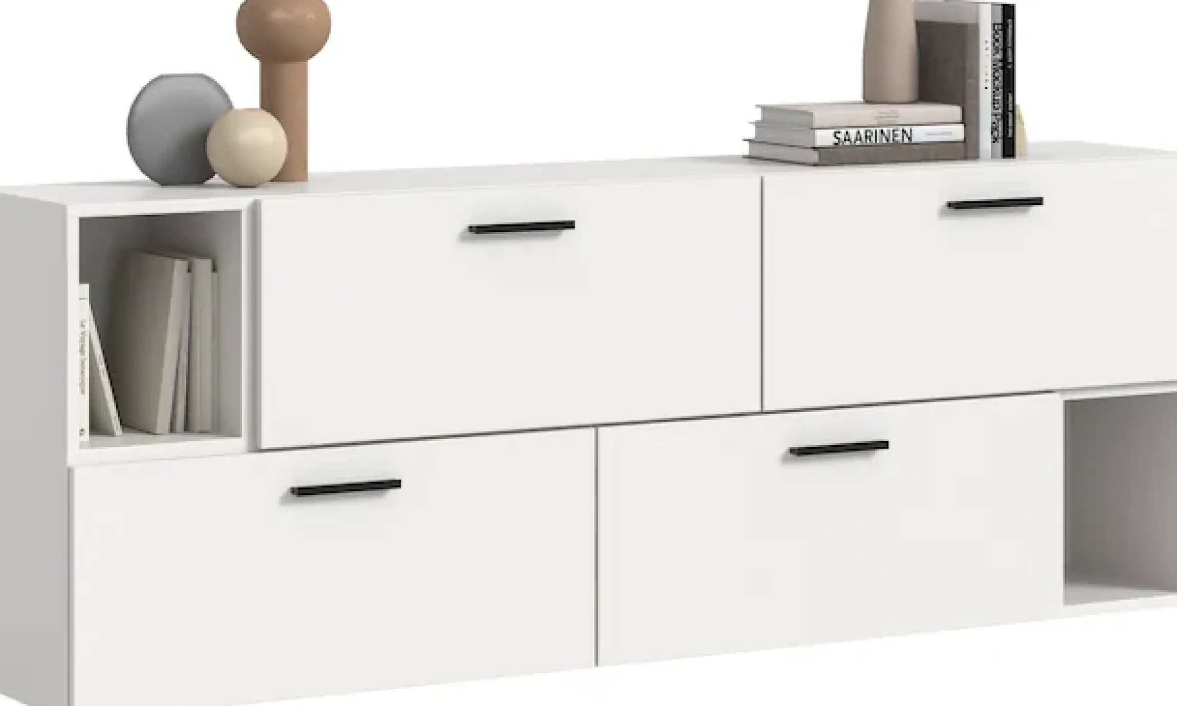 Home affaire Schrank-Set »ENESTE, 6-teilig, in verschiedenen Farben, individuell kombinierbar« verschiedenste Kombinationmöglichkeiten, stehend oder hängend, 2 Stk. tlg.
