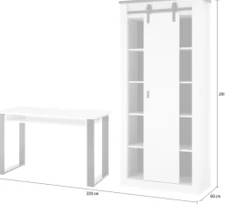 Home affaire Schrank-Set »SHERWOOD« 2 Stk. tlg.