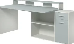 Home affaire Schreibtisch »Chester« 2 Stk. tlg. Gamingtisch mit Lowboard - Arbeitstisch Maße (B/T/H) 160/115/92 cm