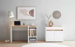 Home affaire Schreibtisch »CiTY/GiRON« moderner Computertisch, wohnliches Home Office, Breite 80 oder 143 cm