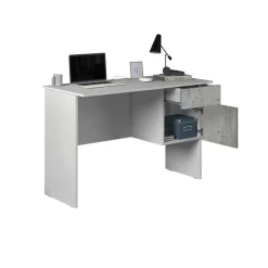 Home affaire Schreibtisch »Coro, kleiner Computertisch, Bürotisch« mit 1 Tür & 1 Schublade, Breite 110 cm, Made in Italy