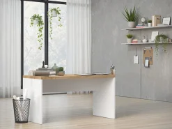 Home affaire Schreibtisch »Easy, Computertisch – 38 mm Platte, perfekt fürs Büro & Homeoffice« Breite 138 cm, in 2 Größen, optional erweiterbar
