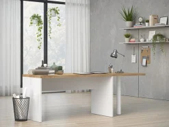 Home affaire Schreibtisch »Easy, Computertisch – 38 mm Platte, perfekt fürs Büro & Homeoffice« Breite 138 cm, in 2 Größen, optional erweiterbar