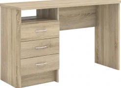 Home affaire Schreibtisch »Function Plus, Arbeitstisch, Bürotisch« Computertisch mit 3 Schubladen, Breite 120 cm, Tiefe 48 cm