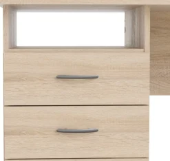 Home affaire Schreibtisch »Function Plus, Arbeitstisch, Bürotisch« Computertisch mit 3 Schubladen, Breite 120 cm, Tiefe 48 cm