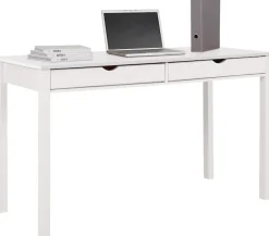 Home affaire Schreibtisch »Gava« massives Kiefernholz, für das home office, Breite 100/120/140 cm