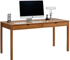 Home affaire Schreibtisch »Gava« 1 Stk. tlg. massives Kiefernholz, für das home office, Breite 100/120/140/160 cm