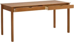 Home affaire Schreibtisch »Gava« 1 Stk. tlg. massives Kiefernholz, für das home office, Breite 100/120/140/160 cm