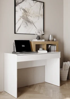Home affaire Schreibtisch »Hamburg, Breite 138 cm, Tiefe 50 cm, mit Schubkasten u. Aufsatz/Regal« Computertisch, Arbeitstisch, Schminktisch, Arbeitsplatz, 4 Fächer