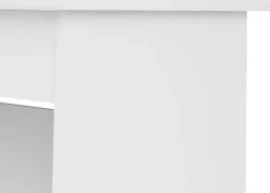 Home affaire Schreibtisch »Plus, Computertisch, mit 3 Schubkästen, 1 Schublade mit Schloss« 1 Einlegeboden, modern, minimalistisch, staurum, B: 109,3 x H: 75,6 cm