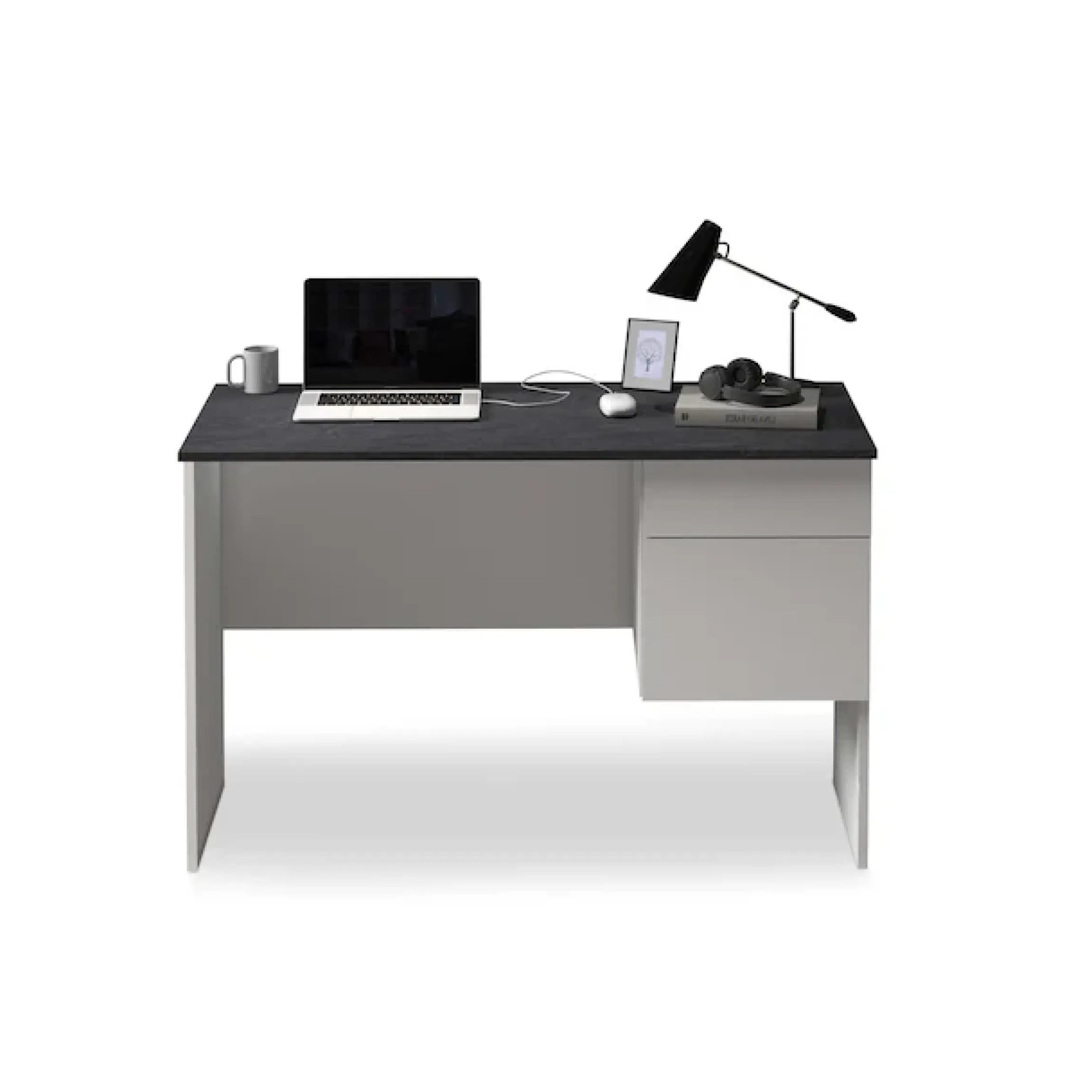 Home affaire Schreibtisch »Sunrise, kleiner Computertisch, Bürotisch« mit 1 Tür & 1 Schublade, Tischplatte Breite 110 cm, Made in Italy