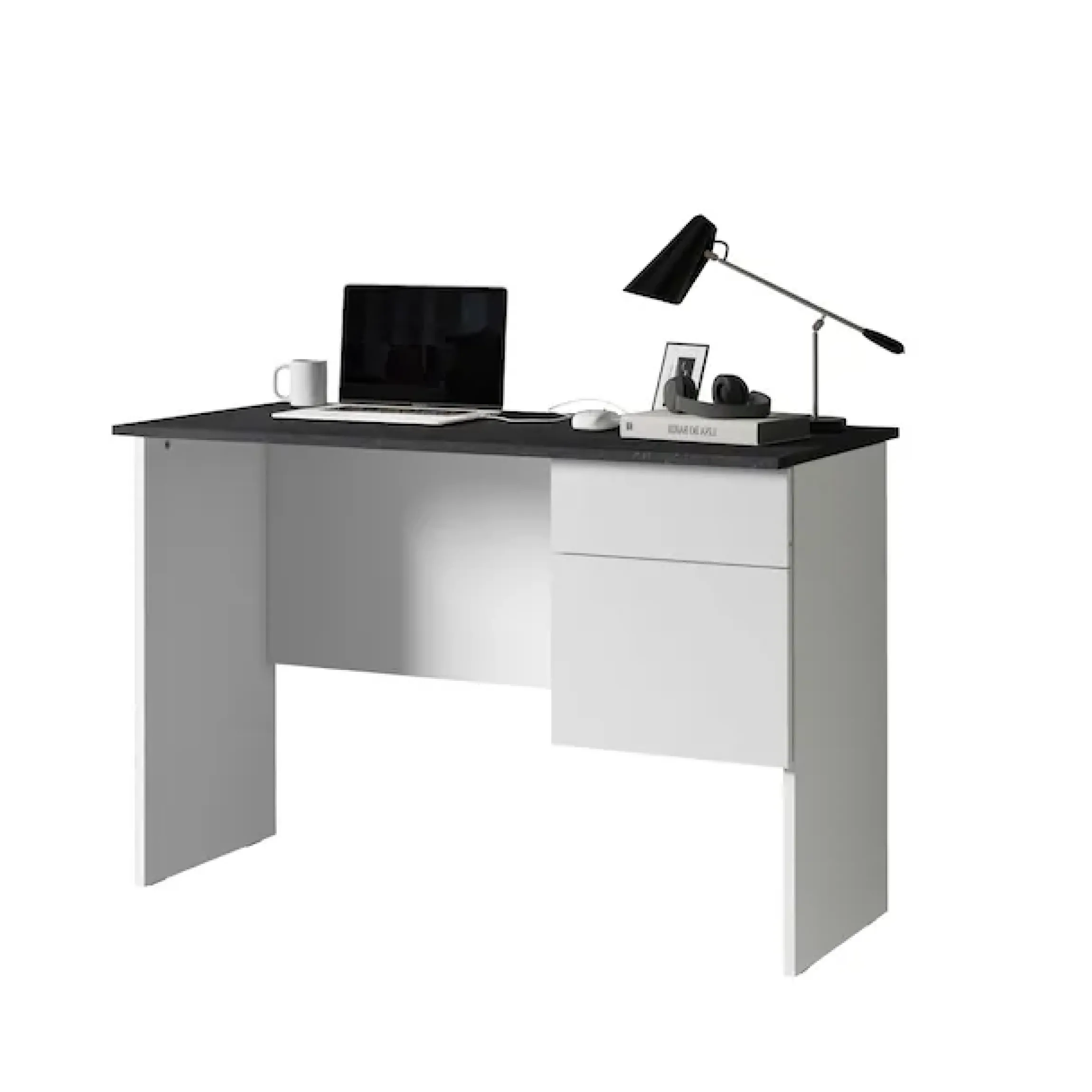 Home affaire Schreibtisch »Sunrise, kleiner Computertisch, Bürotisch« mit 1 Tür & 1 Schublade, Tischplatte Breite 110 cm, Made in Italy