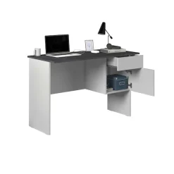 Home affaire Schreibtisch »Sunrise, kleiner Computertisch, Bürotisch« mit 1 Tür & 1 Schublade, Tischplatte Breite 110 cm, Made in Italy