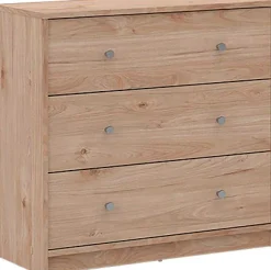 Home affaire Schubkastenkommode Stauraum, Knopfgriffe, einfache Selbstmontage, 72,4 x 68,3 x 30,1 cm