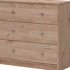 Home affaire Schubkastenkommode Stauraum, Knopfgriffe, einfache Selbstmontage, 72,4 x 68,3 x 30,1 cm