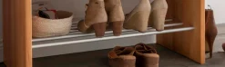 Home affaire Schuhbank »Dura« aus massiven Wildeichenholz oder Buche, Breite 82 cm