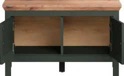 Home affaire Schuhbank »Vienna« 1 Stk. tlg. Sitzbank mit 2 Türen & Stauraum - (B/T/H) 77/39/48 cm