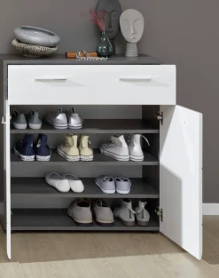 Home affaire Schuhkommode »Sovana« Schuhschrank mit Schublade - Kommode mit Platz für 12 Schuhpaare