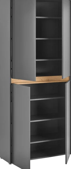 Home affaire Schuhschrank »City/Giron, modernes Schuhregal, Schrank für 32 Schuhe, Schuhkommode« acht Schuhfächer, viel Stauraum, 93 cm breit