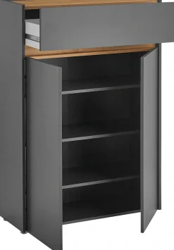Home affaire Schuhschrank »City/Giron, modernes Schuhregal, Schrank für 16 Schuhe, Schuhkommode« eine Schublade und vier Schuhfächer, viel Stauraum, 93 cm breit