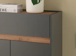 Home affaire Schuhschrank »City/Giron, modernes Schuhregal, Schrank für 16 Schuhe, Schuhkommode« eine Schublade und vier Schuhfächer, viel Stauraum, 93 cm breit
