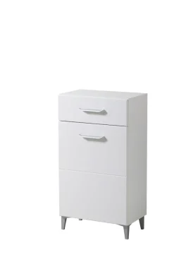Home affaire Schuhschrank »Como, Schuhkommode, Schuhregal, Höhe 105 cm« in Opaque Weiß mit MDF-beschichtet Fronten, modernes Design