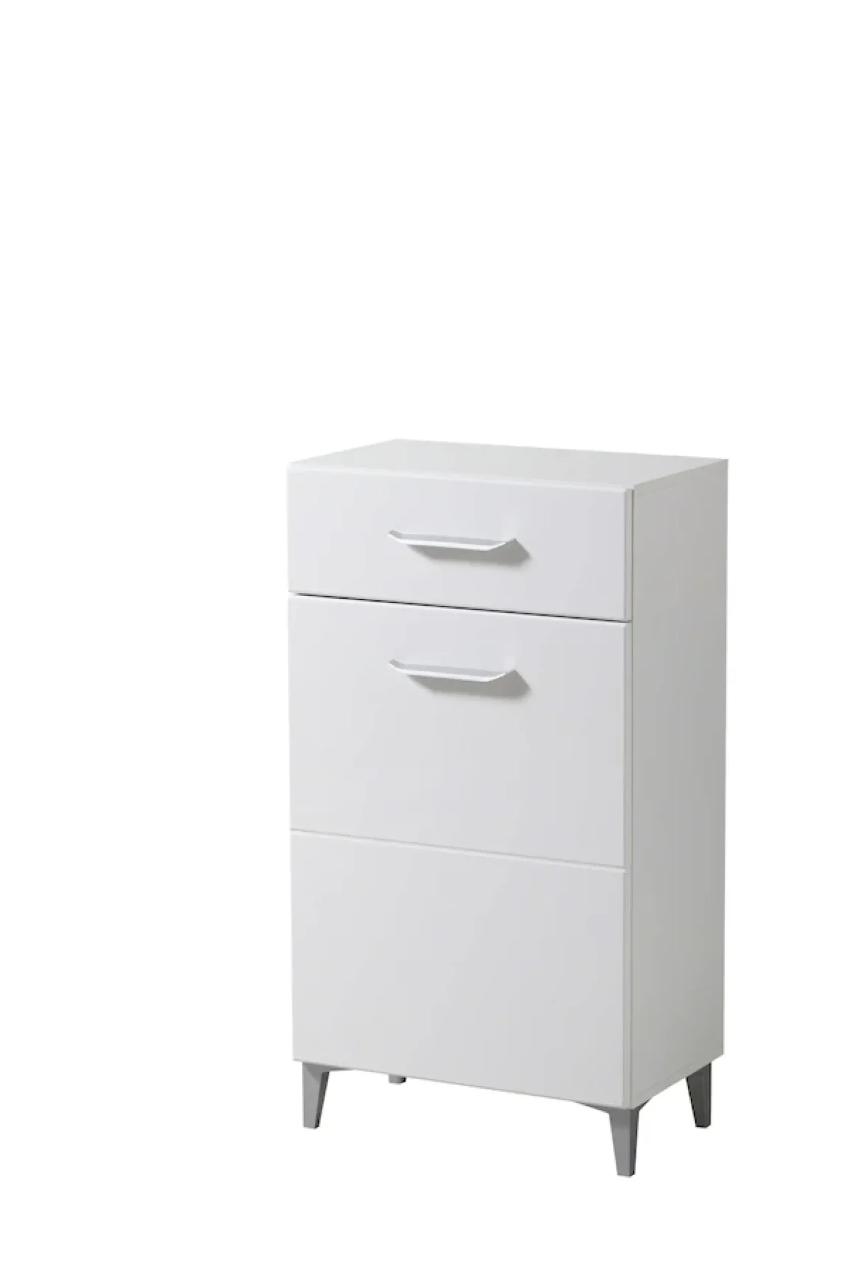 Home affaire Schuhschrank »Como, Schuhkommode, Schuhregal, Höhe 105 cm« in Opaque Weiß mit MDF-beschichtet Fronten, modernes Design
