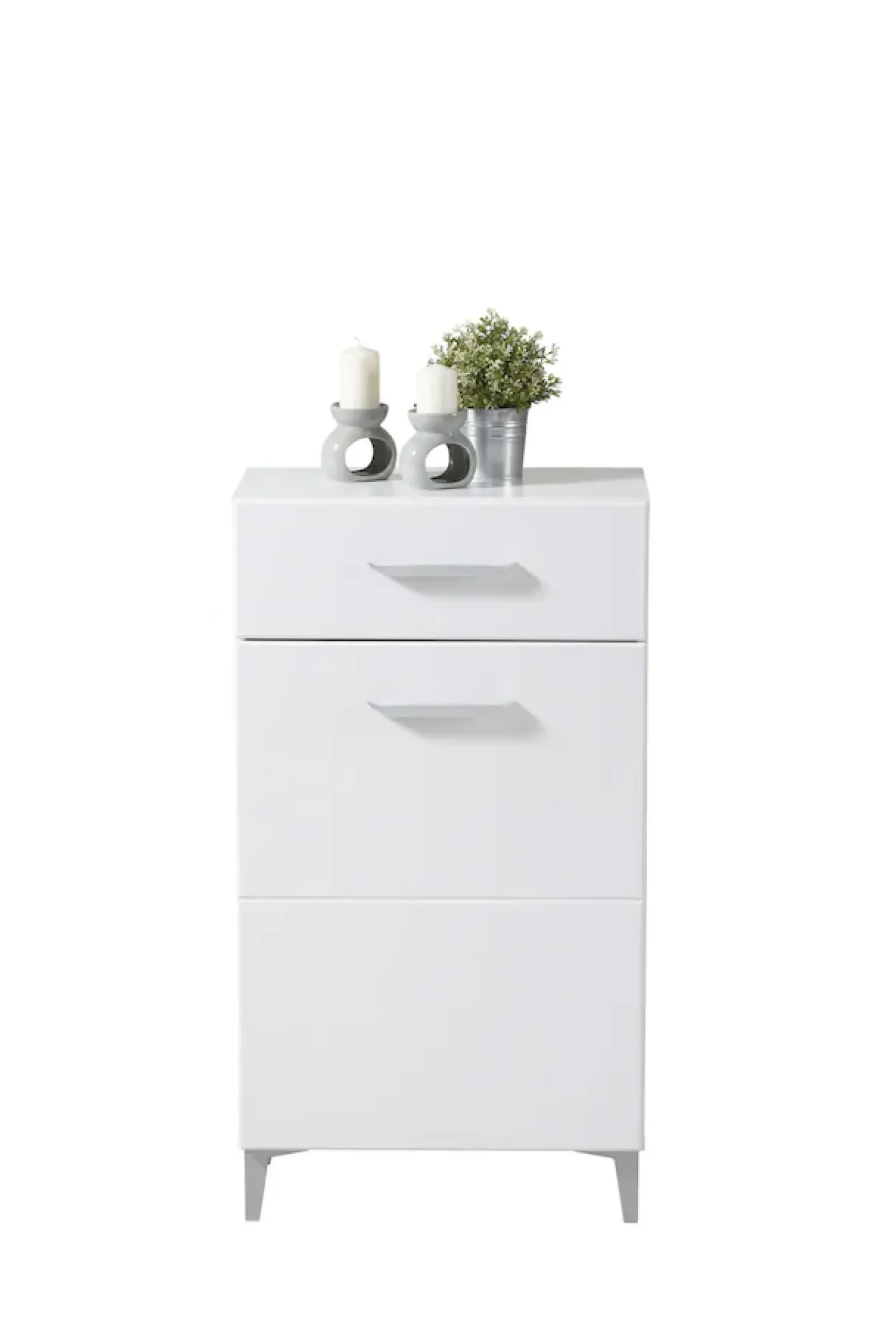 Home affaire Schuhschrank »Como, Schuhkommode, Schuhregal, Höhe 105 cm« in Opaque Weiß mit MDF-beschichtet Fronten, modernes Design
