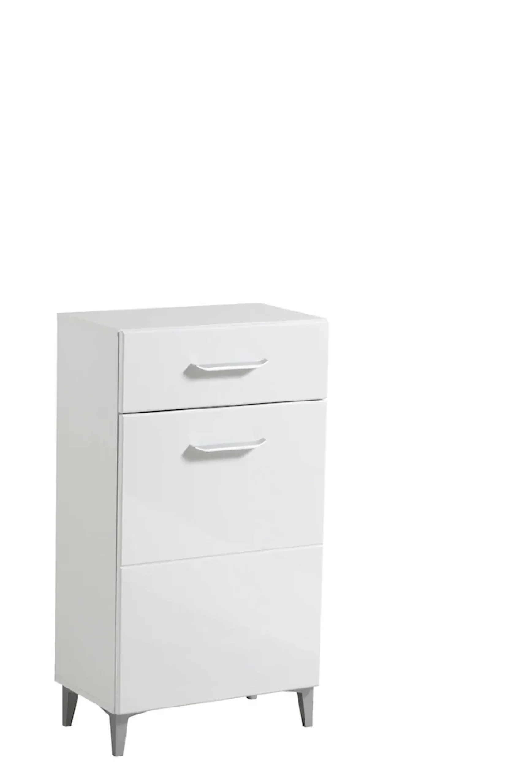 Home affaire Schuhschrank »Como, Schuhkommode, Schuhregal, Höhe 105 cm« in Opaque Weiß mit MDF-beschichtet Fronten, modernes Design