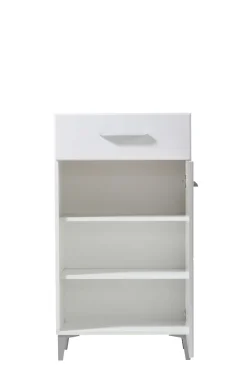Home affaire Schuhschrank »Como, Schuhkommode, Schuhregal, Höhe 105 cm« in Opaque Weiß mit MDF-beschichtet Fronten, modernes Design