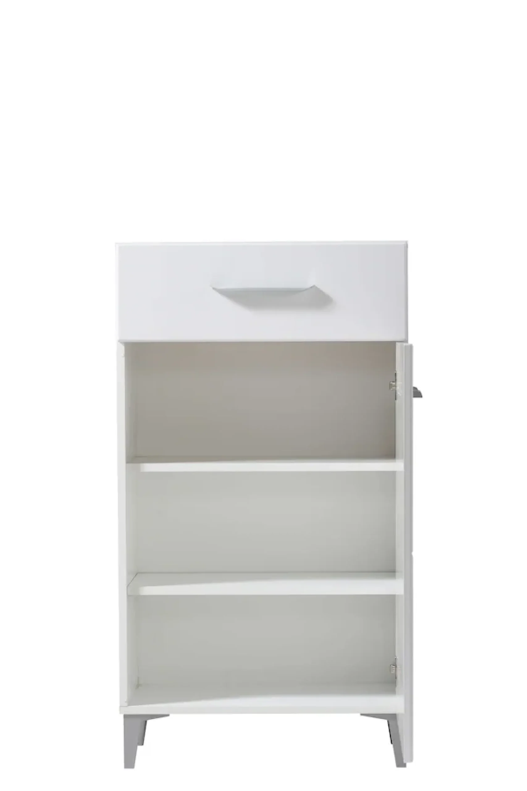 Home affaire Schuhschrank »Como, Schuhkommode, Schuhregal, Höhe 105 cm« in Opaque Weiß mit MDF-beschichtet Fronten, modernes Design