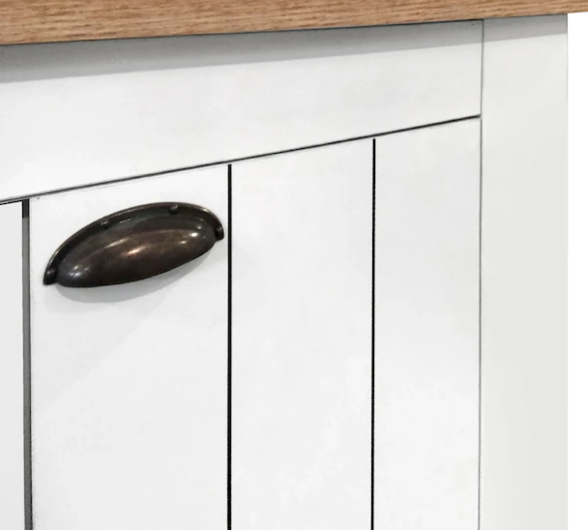 Home affaire Schuhschrank »FIGO, Made in Italy – Schuhkommode,Schuhregal für ca. 30 Paar Schuhe« 1 Stk. tlg. 3-Türig, Siebdruck-dekorative Fräsungen, 10 Fächer, Höhe: 100 cm