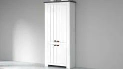 Home affaire Schuhschrank »FIGO, Made in Italy – Schuhkommode,Schuhregal für ca. 40 Paar Schuhe« 1 Stk. tlg. 4-Türig, Siebdruck-dekorative Fräsungen, 10 Fächer, Höhe 200 cm