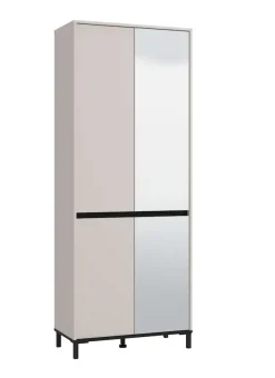 Home affaire Schuhschrank »Flannan, Schuhregal, Schuhkommode, Gesamthöhe 205,5 cm« mit Spiegeltür, acht Regale und eine Schublade, Gesamtbreite 80 cm