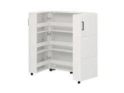 Home affaire Schuhschrank »Islay, Drehtüren auf Rollen, B/T/H: 91,6/32,4/113,2 cm« Schuhkommode mit Platz für ca. 24 Paar Schuhe bis Gr. 40