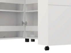 Home affaire Schuhschrank »Islay, Drehtüren auf Rollen, B/T/H: 91,6/32,4/113,2 cm« Schuhkommode mit Platz für ca. 24 Paar Schuhe bis Gr. 40