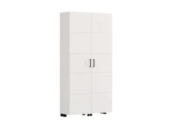 Home affaire Schuhschrank »Islay, Drehtüren auf Rollen, B/T/H: 91,6/32,4/184,4 cm« Schuhkommode mit Platz für ca. 40 Paar Schuhe bis Gr. 40