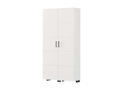 Home affaire Schuhschrank »Islay, Drehtüren auf Rollen, B/T/H: 91,6/32,4/184,4 cm« Schuhkommode mit Platz für ca. 40 Paar Schuhe bis Gr. 40