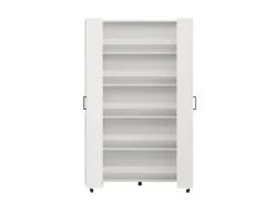 Home affaire Schuhschrank »Islay, Drehtüren auf Rollen, B/T/H: 91,6/32,4/184,4 cm« Schuhkommode mit Platz für ca. 40 Paar Schuhe bis Gr. 40
