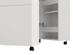 Home affaire Schuhschrank »Islay, Drehtüren auf Rollen, B/T/H: 91,6/32,4/184,4 cm« Schuhkommode mit Platz für ca. 40 Paar Schuhe bis Gr. 40
