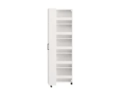 Home affaire Schuhschrank »Islay, Drehtür auf Rollen, B/T/H: 45,6/32,4/184,4 cm« Schuhkommode mit Platz für ca. 20 Paar Schuhe bis Gr. 40