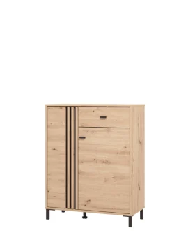 Home affaire Schuhschrank »LAVAL Schuhregal, Schuhkommode« Drei Regale und eine Schublade. Gesamtbreite 86,5 cm