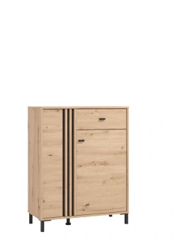 Home affaire Schuhschrank »LAVAL Schuhregal, Schuhkommode« Drei Regale und eine Schublade. Gesamtbreite 86,5 cm