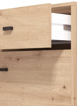 Home affaire Schuhschrank »LAVAL Schuhregal, Schuhkommode« Drei Regale und eine Schublade. Gesamtbreite 86,5 cm