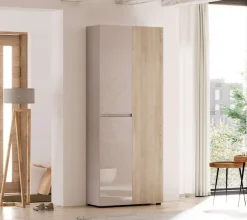 Home affaire Schuhschrank »LADY, Schuhkommode,Schuhmöbel,Schuhablage,Schuhregal« 10 Einlegeböden,12 Fächer,ca. 36 Paar Schuhe-Maße: B/T/H:80x34x200 cm